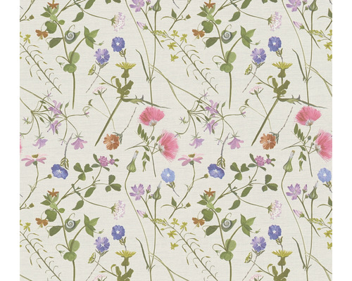 Papier peint intissé 38901-2 House of Turnowsky fleurs maison de campagne beige multicolore