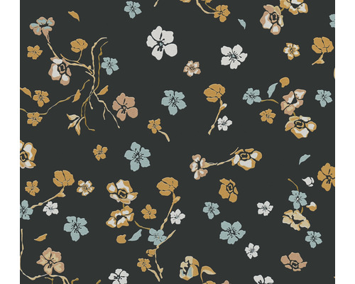 Papier peint intissé 38907-1 House of Turnowsky fleurs fantaisistes noir Papier peint intissé 38907-1 House of Turnowsky fleurs fantaisistes noir