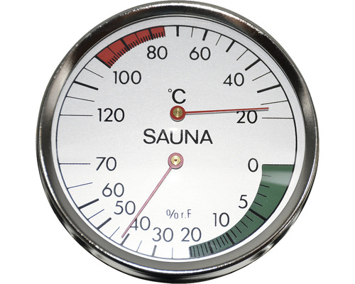 Hygromètre pour sauna Roro N Ø 10 cm-0