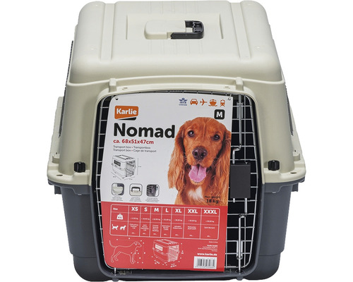 Karlie Nomad caisse de transport pour chiens, environ 68x51x47 cm