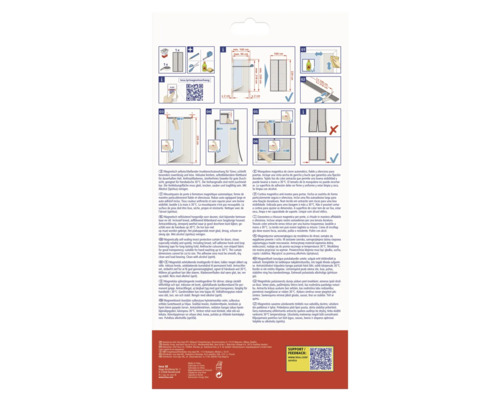 Anleitung für einen magnetischen Insektenschutzvorhang