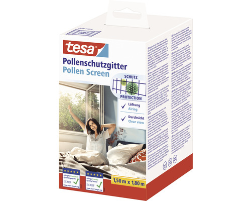 Tesa Pollenschutzgitter Verpackung 1,50 m x 1,80 m