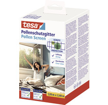 Tesa Pollenschutzgitter Verpackung mit den Maßen 1,20 Meter mal 2,40 Meter