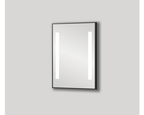 Miroir à LED DSK Black River 2.0 50 x 70 cm noir IP 24