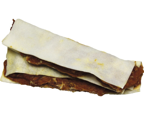 Friandise à mâcher pour chien fourrée au poulet