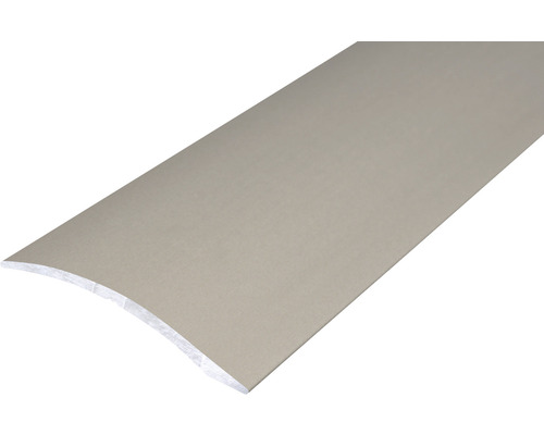 Barre de seuil SKANDOR aluminium aspect acier inoxydable anodisé 6x40x2700 mm