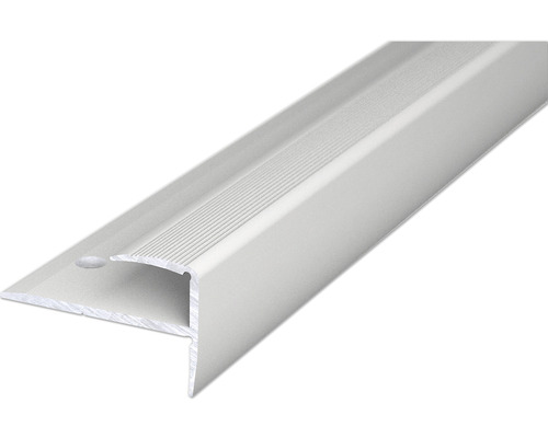 Nez de marche SKANDOR aluminium argent anodisé 22x35x2500 mm