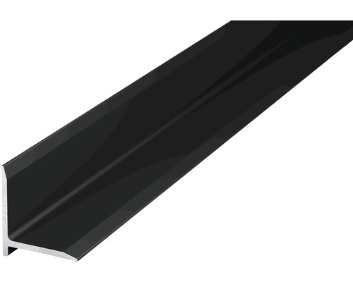 Profilé de finition SKANDOR aluminium noir peint 13x13x2500 mm
