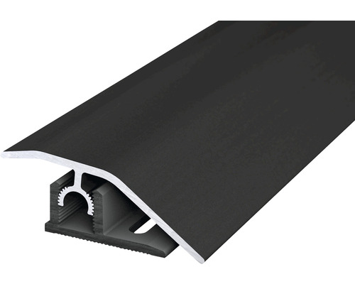 Barre de seuil SKANDOR aluminium noir anodisé 10x44x1000 mm