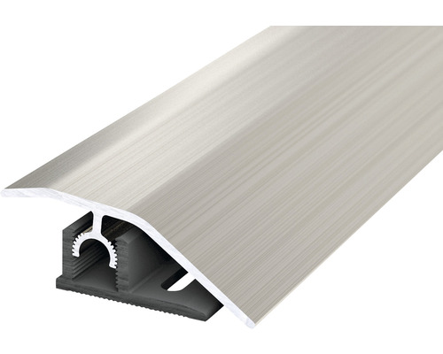 Barre de seuil SKANDOR aluminium acier inoxydable brossé anodisé 10x44x1000 mm