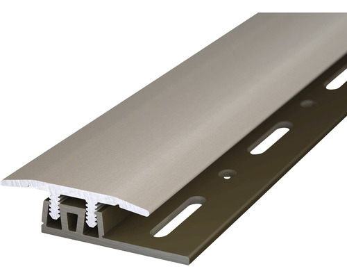 Barre de seuil SKANDOR aluminium aspect acier inoxydable anodisé 6x27x1000 mm Barre de seuil SKANDOR aluminium aspect acier inoxydable anodisé 6x27x1000 mm