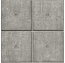 Papier peint intissé 499438 Factory V pierres gris foncé