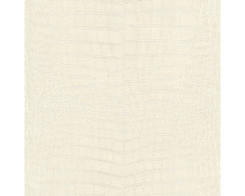 Papier peint intissé 751321 African Queen III croco offwhite Papier peint à motif crocodile