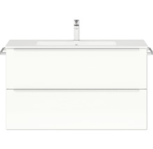 Meuble sous-vasque avec deux tiroirs et robinet