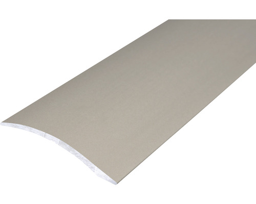 Barre de seuil multi niveaux aluminium aspect acier inoxydable anodisé 6x40x1000 mm