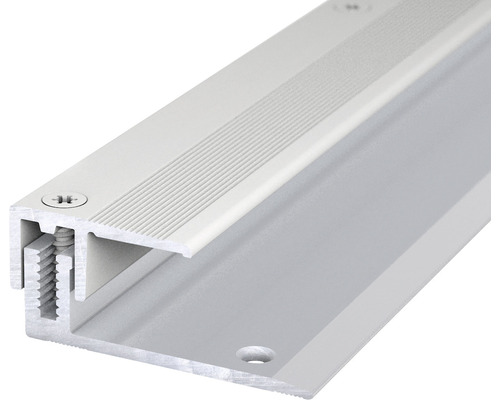 Abschlussprofil Aluminium Silber eloxiert 13x50x1000 mm Aluminium Treppenkantenprofil mit Schrauben