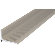 Treppenkantenprofil aus Aluminium mit geriffelter Oberfläche