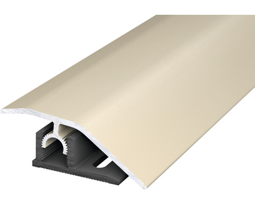 Barre de seuil multi niveaux aluminium Sahara anodisé 10x44x1000 mm Barre de seuil multi niveaux aluminium Sahara anodisé 10x44x1000 mm