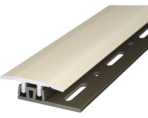 Übergangsprofil Aluminium Sahara eloxiert 6x27x1000 mm Aluminium-Abschlussprofil für Bodenbeläge
