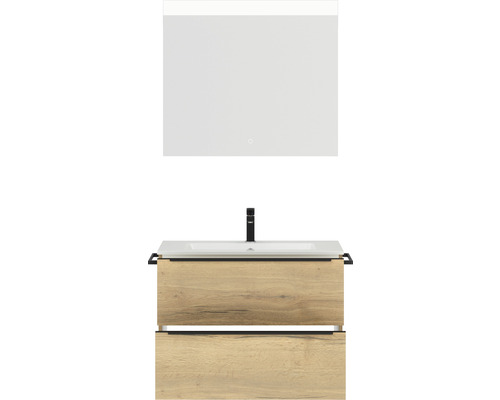 Meuble sous-lavabo avec miroir pour la salle de bain