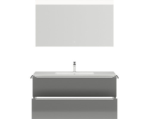 Waschtisch mit Unterschrank und Spiegel für das Badezimmer