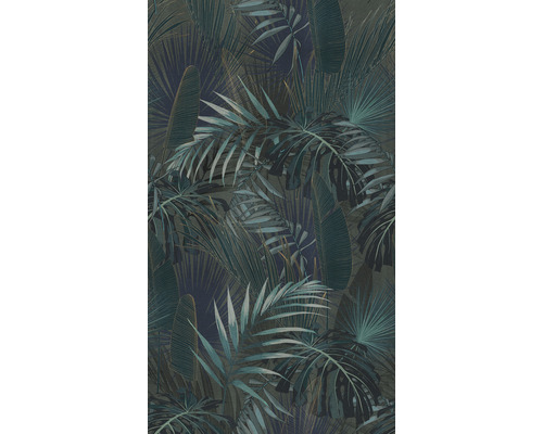 Fototapete Vlies 39180-3 The Wall II Monstera petrol 159 x 280 cm