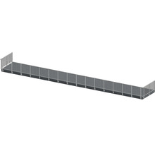 Illustration einer Gerüsttreppe mit Geländer.