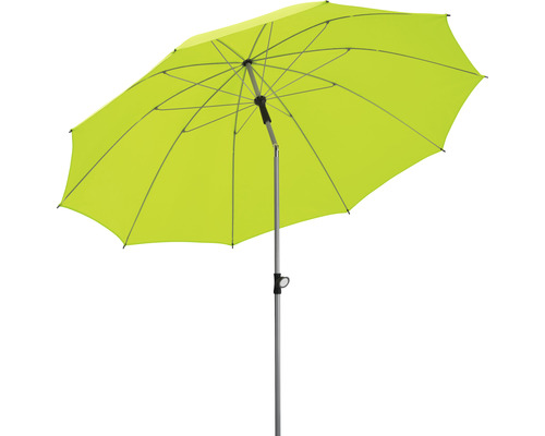 Parasol à mât central Ø 220 mm polyester (PES) vert