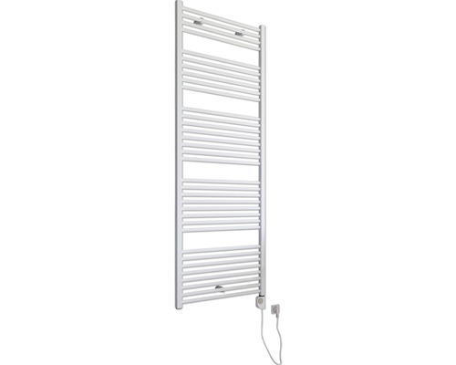 Elektrischer Handtuchwärmer SCHULTE Turbo Heizstab rechts 60 x 169,5 cm 900 W mit Heizstab 3 regulierbar weiß Elektrischer Handtuchwärmer mit horizontalen Heizrohren
