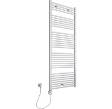Chauffe-serviettes électrique SCHULTE Turbo résistance chauffante à gauche 50 x 169,5 cm 600 W avec résistance chauffante 3 réglable blanc
