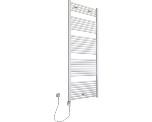 Elektrischer Handtuchwärmer SCHULTE Turbo Heizstab links 50 x 169,5 cm 600 W mit Heizstab 3 regulierbar weiß Elektrischer Handtuchwärmer mit horizontalen Heizstäben.