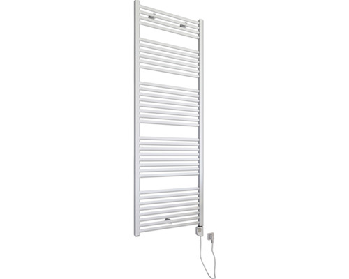 Elektrischer Handtuchwärmer SCHULTE Turbo Heizstab rechts 50 x 169,5 cm 600 W mit Heizstab 3 regulierbar weiß Elektrischer Handtuchwärmer mit horizontalen Heizrohren