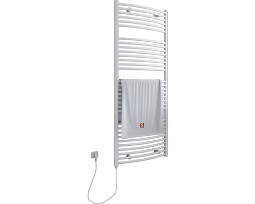 Elektrischer Handtuchwärmer SCHULTE Europa Heizstab links 60 x 153,5 cm 600 W mit Schukostecker weiß Elektrischer Handtuchwärmer SCHULTE Europa Heizstab links 60 x 153,5 cm 600 W mit Schukostecker weiß