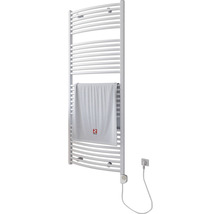 Chauffe-serviettes électrique SCHULTE Europa résistance chauffante à droite 60 x 153,5 cm 600 W avec résistance chauffante 3 réglable blanc