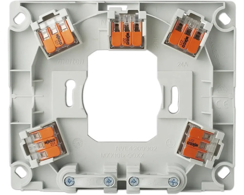 Insert Merten avec bornes Wago pour inserts d''appareils