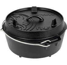 Petromax Feuertopf aus Gusseisen mit Deckel