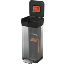 Poubelle à pédale Joseph & Joseph Titan 20 20 l acier inoxydable mat brossé
