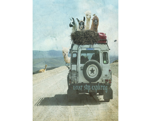 Postkarte Never Stop Exploring Ii 10,5x14,8 cm