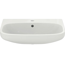 Weißes Keramik Waschbecken mit rundlichem Design
