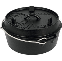Petromax Faitout en fonte avec couvercle et anse de transport