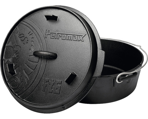 Petromax Feuertopf mit Deckel und Tragegriff