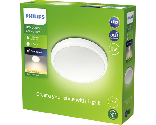 Philips LED Aussen Deckenleuchte Verpackung