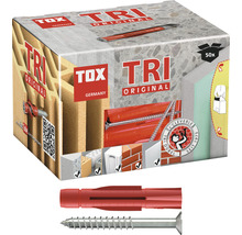 TOX TRI Original Dübel und Schraube im Karton
