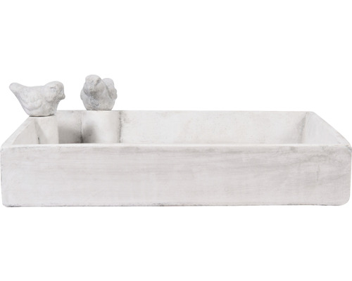 Coupe décorative avec motifs d''oiseaux