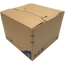 Un seul carton de déménagement en carton fermé.