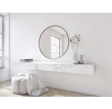 Miroir de salle de bains miroir Cordia ROUND LINE MIRROR Ø 80 cm brun