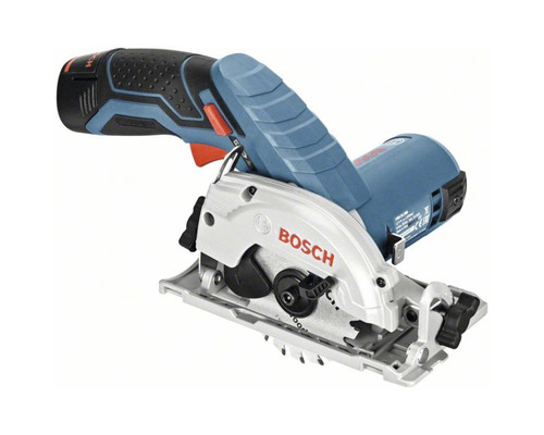 Akku-Kreissäge Bosch Professional GKS 12V-26 (Standard for Wood, 85 x 15 x 1,1 mm, 20 Zähne) inkl. 1 x Kreissägeblatt, Zubehör Staubabsaugung und L-BOXX 136, ohne Akku und Ladegerät Bosch Akku-Kreissäge