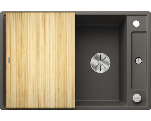 Évier avec planche à découper