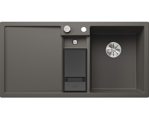 Spüle mit Abtropffläche und Abfluss