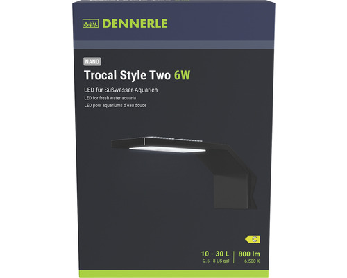 Dennerle Trocal Style Two 6W LED Leuchte für Süßwasseraquarien